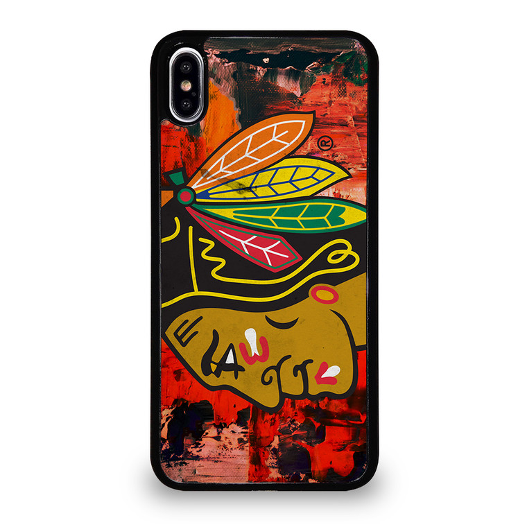 Chicago Blackhawks Symbol iPhone XS Max Case Cover