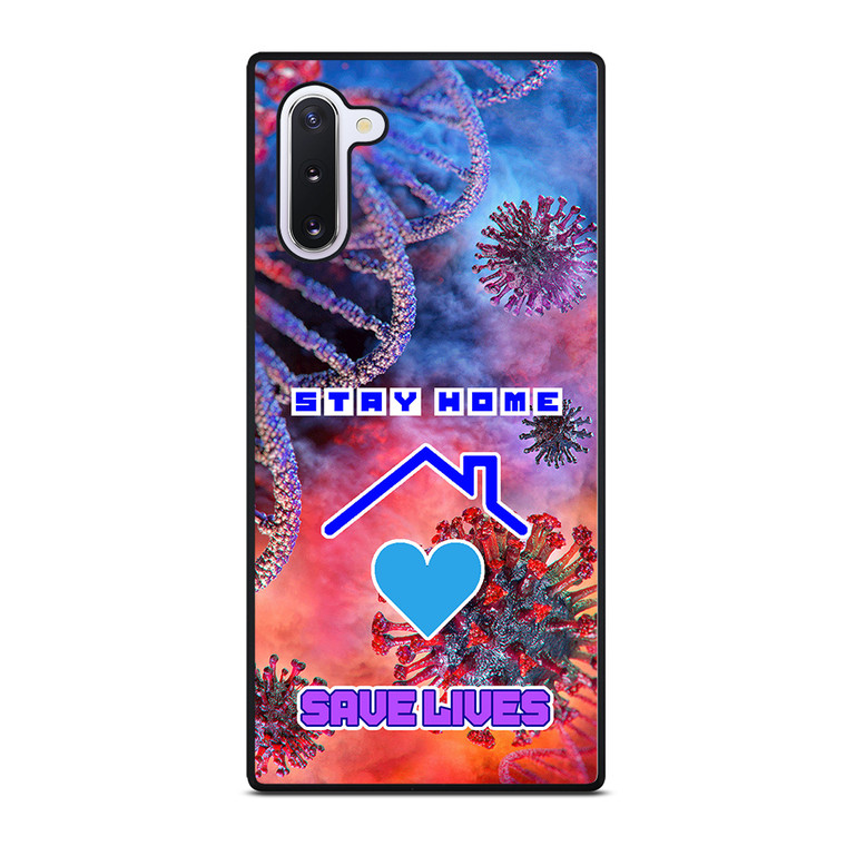 Stay Home Save Lives Samsung Galaxy Note 10 5G Case Cover