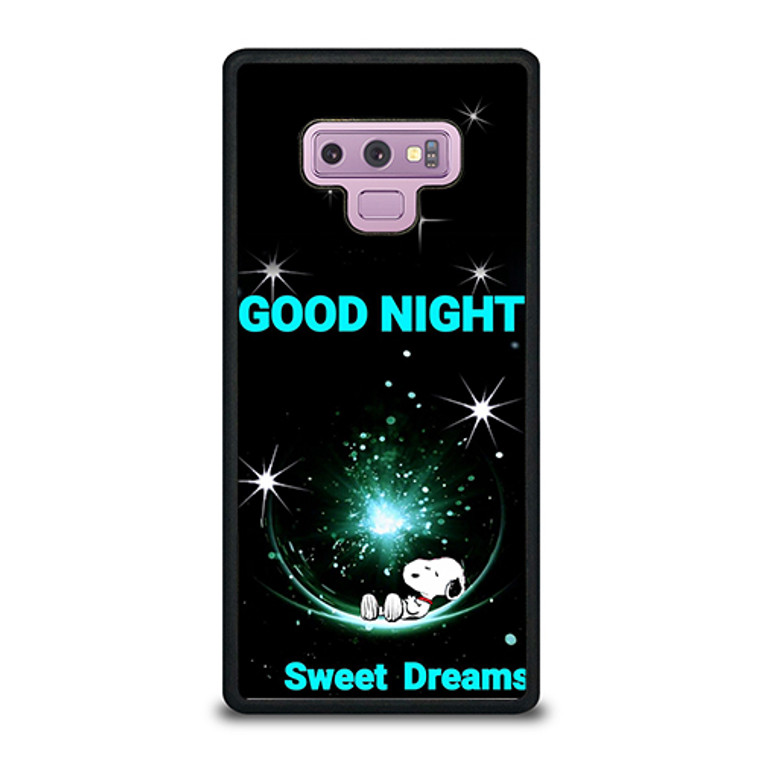 Snoopy Sweet Dreams Good Night Samsung Galaxy Note 9 Case Cover