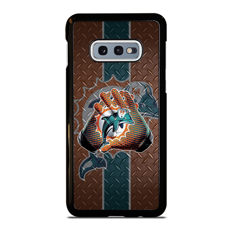 Miami Dolphins Football Gloves Samsung Galaxy S10e Case Cover