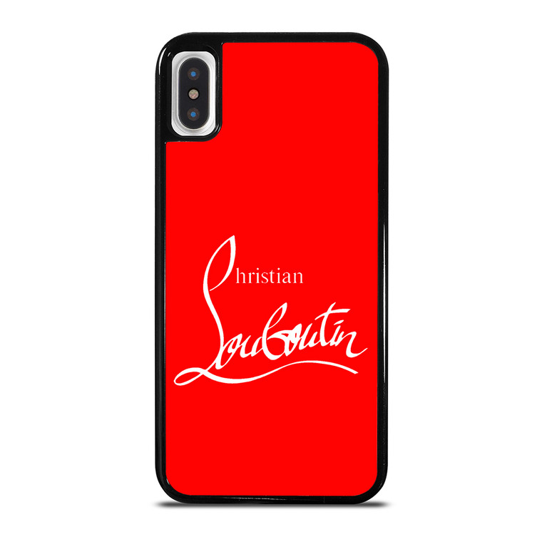 C LOUBOUTIN RED iPhone X / XS Case Cover