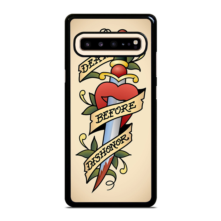 SAILOR JERRY DEATH BEFORE DISHONOR Samsung Galaxy S10 5G Case Cover