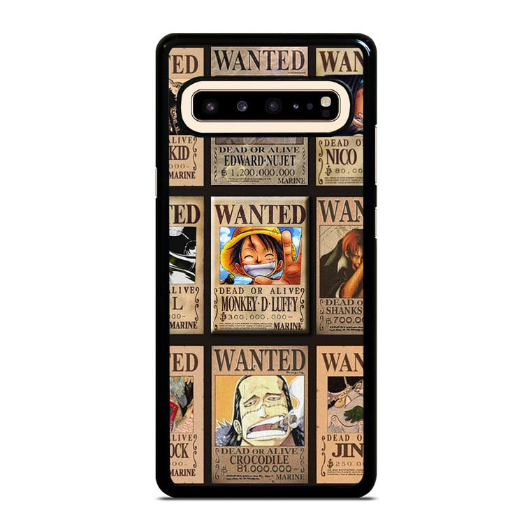 Wanted One Piece Luffy Samsung Galaxy S10 5G Case Cover