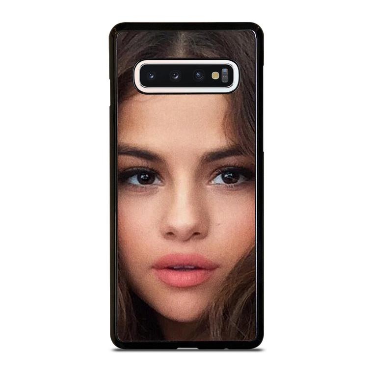 SELENA GOMEZ FACE Samsung Galaxy S10 Case Cover SELENA GOMEZ FACE Samsung Galaxy S10 Case Cover