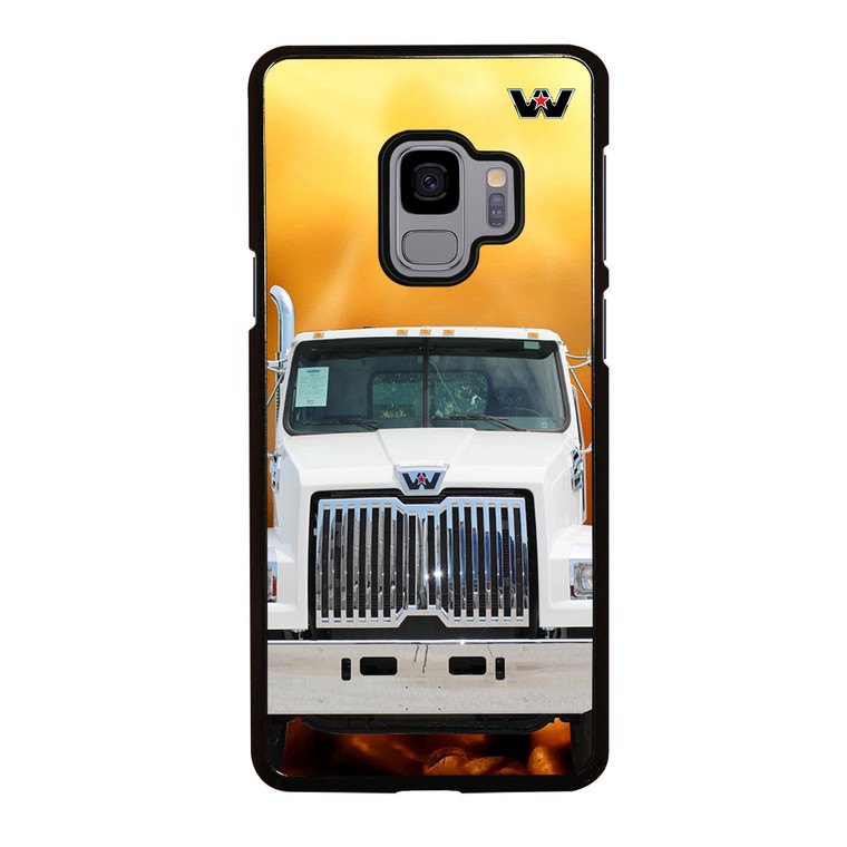 White Western Star Truck Samsung Galaxy S9 Case Cover