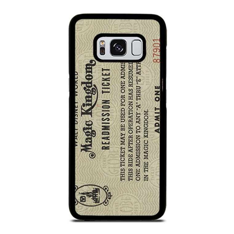 Readmission Ticket Print Walt Disney World Samsung Galaxy S8 Case Cover