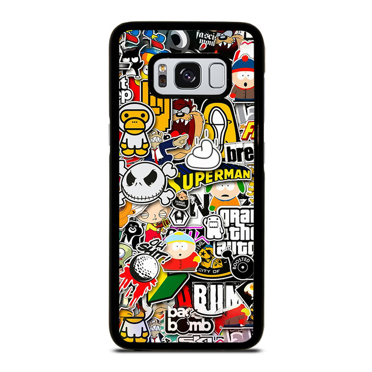 Sticker Bomb Collage Samsung Galaxy S8 Case Cover