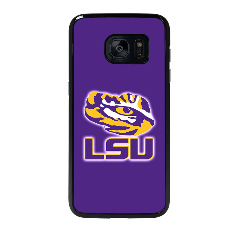 LSU Tigers Logo Samsung Galaxy S7 Edge Case Cover