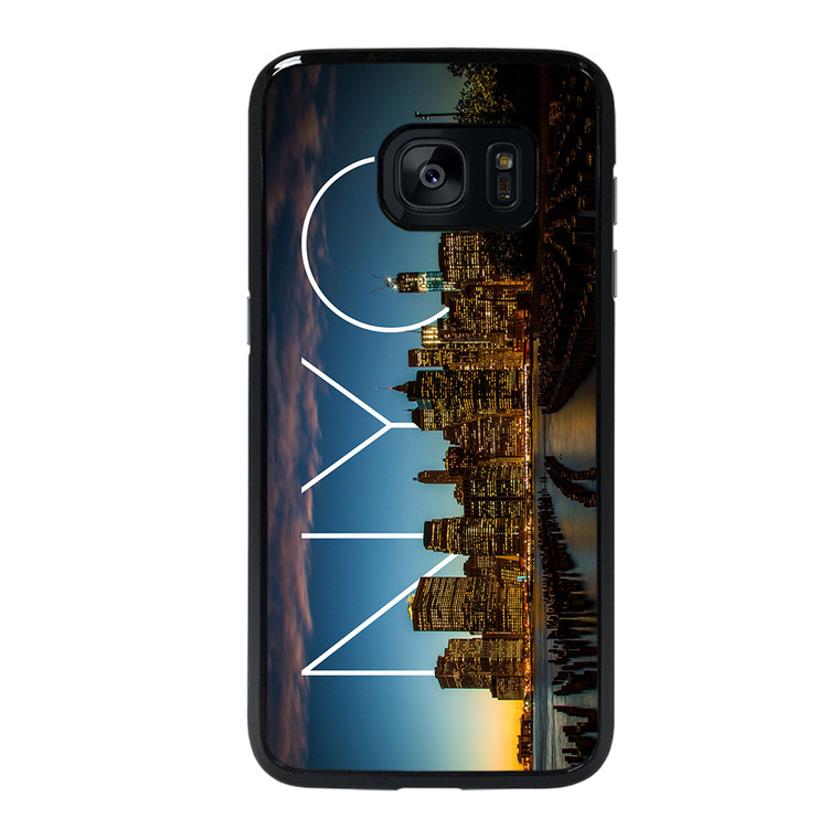 NEW YORK CITY LANDSCAPE Samsung Galaxy S7 Edge Case Cover