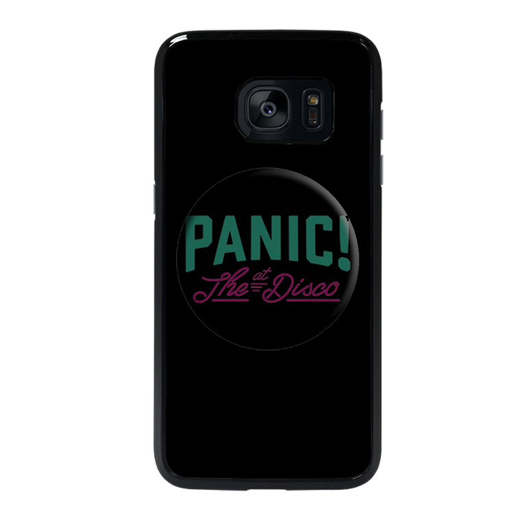 PANIC AT THE DISCO LOGO BUTTON Samsung Galaxy S7 Edge Case Cover