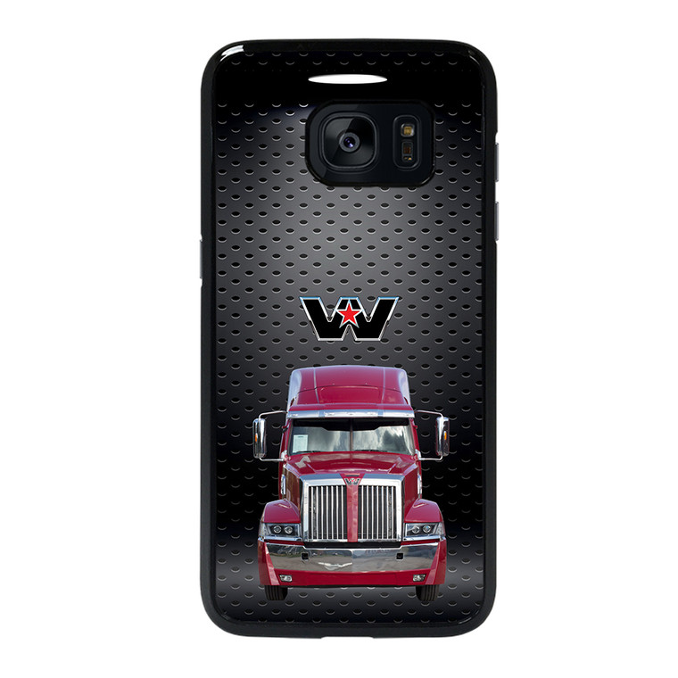 Red Western Star Truck Samsung Galaxy S7 Edge Case Cover