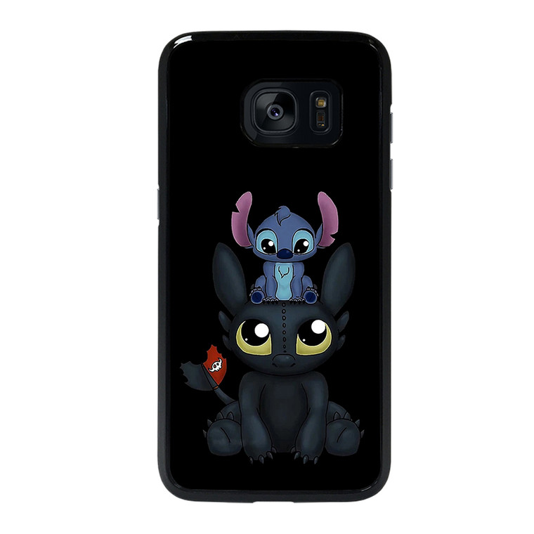 Toothless And Stitch Samsung Galaxy S7 Edge Case Cover