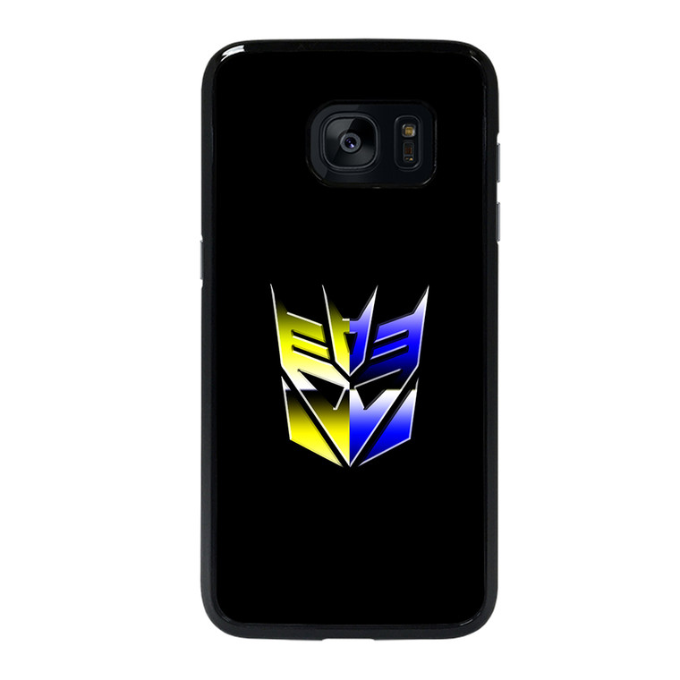 Transformers Decepticons Rainbow Logo Samsung Galaxy S7 Edge Case Cover