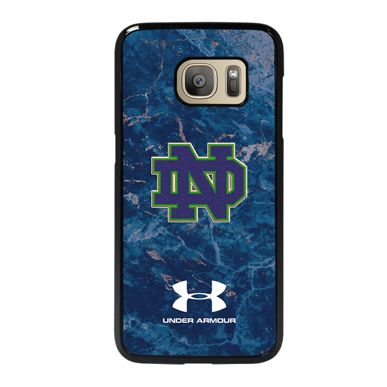 Notre Dame Under Armour Marble Samsung Galaxy S7 Case Cover