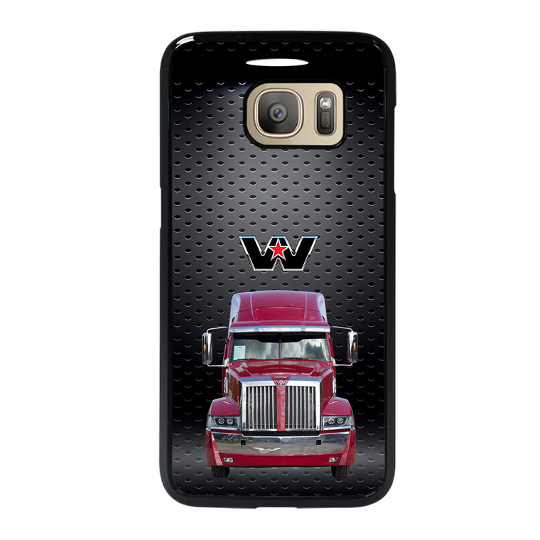 Red Western Star Truck Samsung Galaxy S7 Case Cover