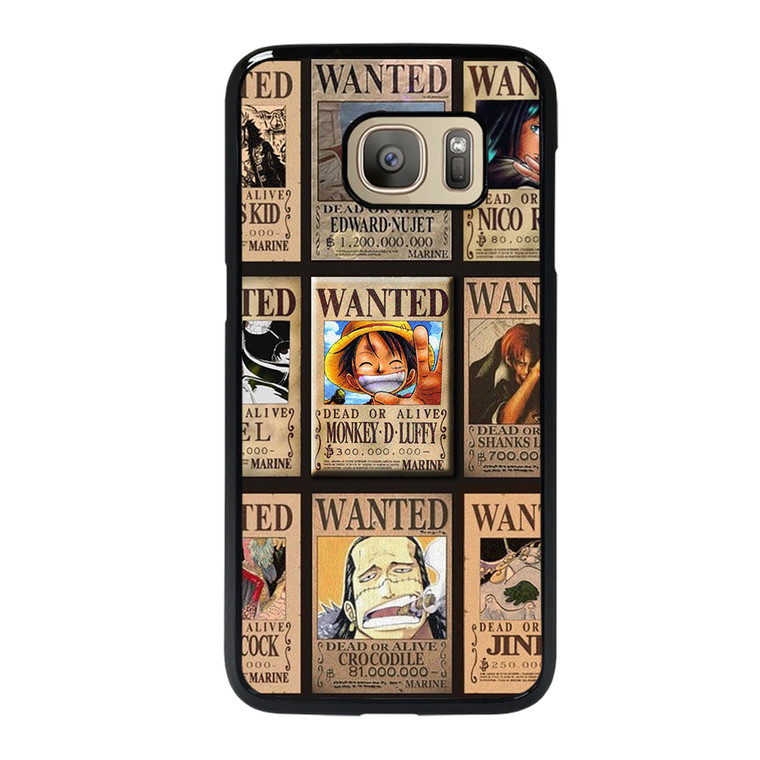 Wanted One Piece Luffy Samsung Galaxy S7 Case Cover