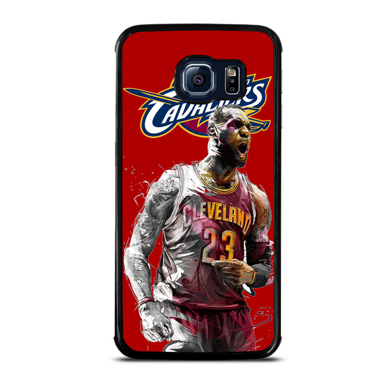 LEBRON JAMES CLEVELAND CAVALIERS Samsung Galaxy S6 Edge Case Cover