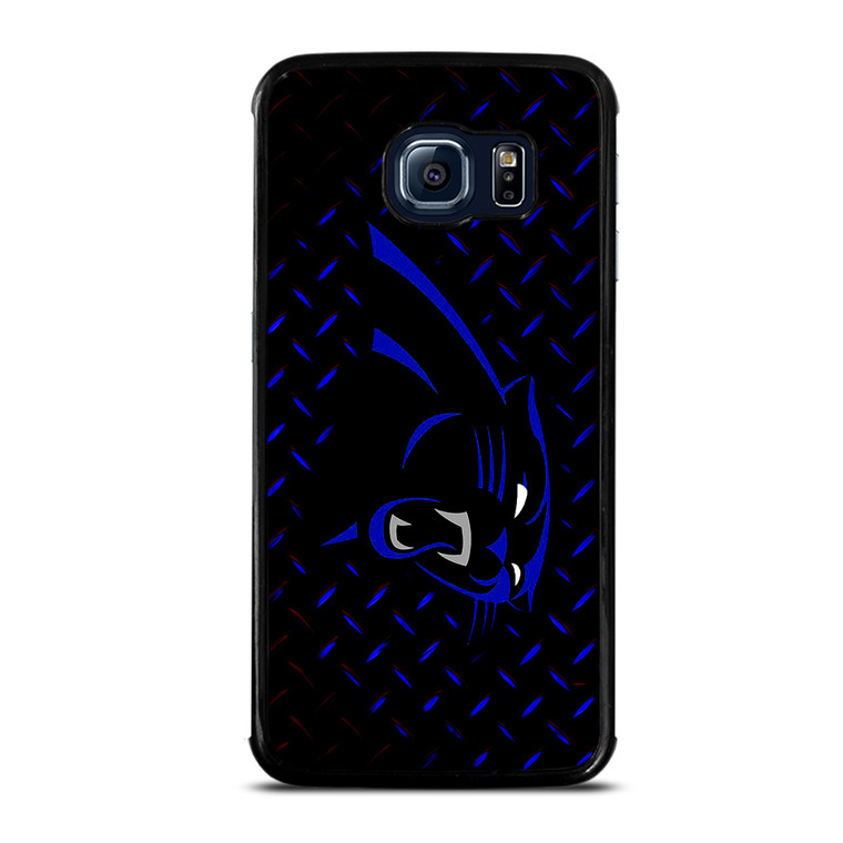 Metal Caroline Panthers Samsung Galaxy S6 Edge Case Cover
