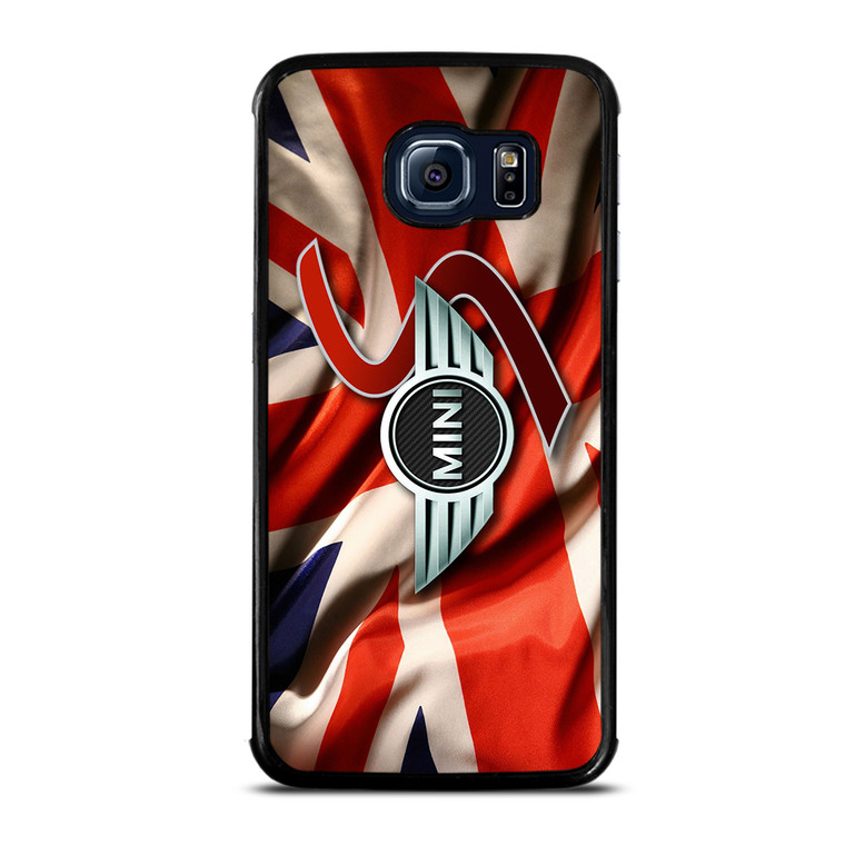 MINI COOPER LOGO FLAG Samsung Galaxy S6 Edge Case Cover