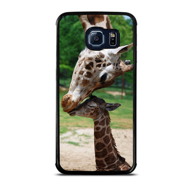 MOM & BABY GIRAFFE Samsung Galaxy S6 Edge Case Cover