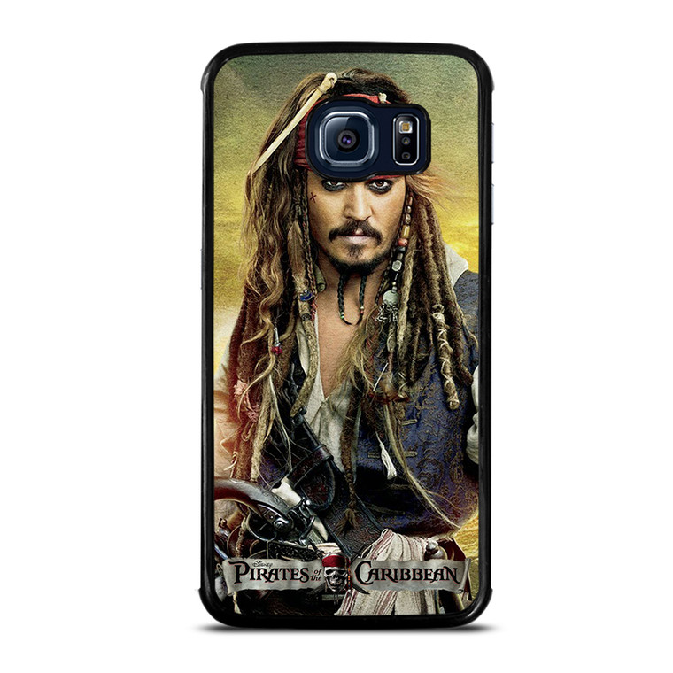 PIRATES OF THE CARIBBEAN JACK SPARROW Samsung Galaxy S6 Edge Case Cover