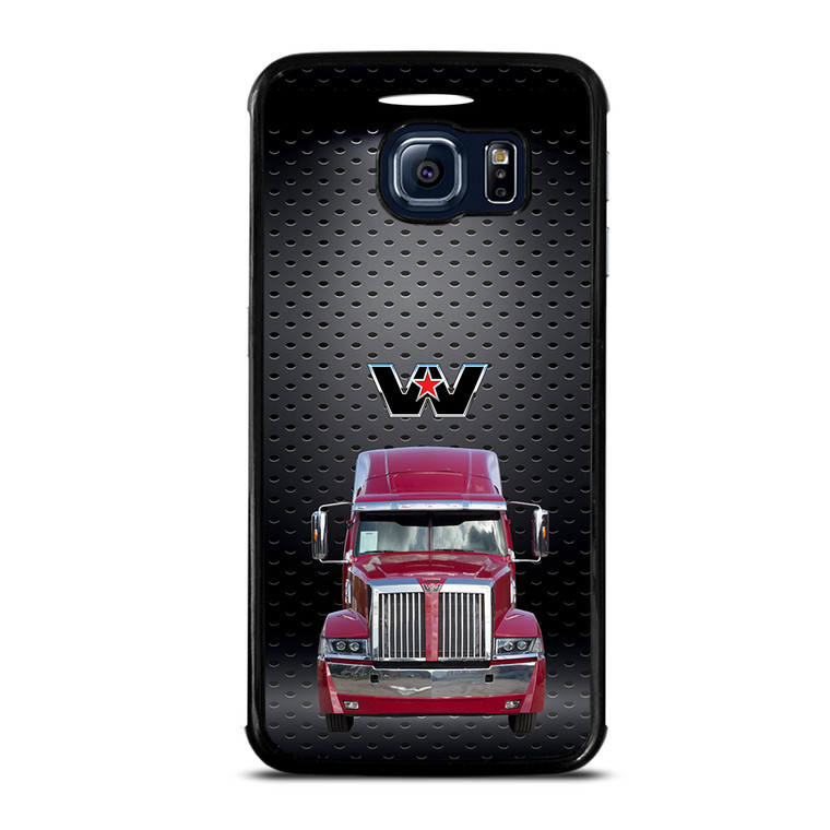 Red Western Star Truck Samsung Galaxy S6 Edge Case Cover