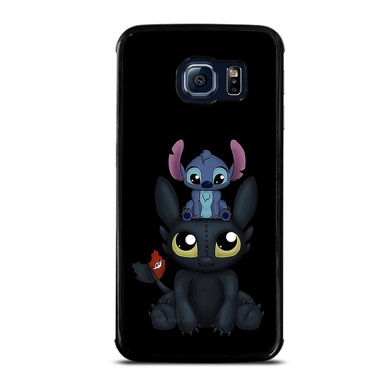 Toothless And Stitch Samsung Galaxy S6 Edge Case Cover