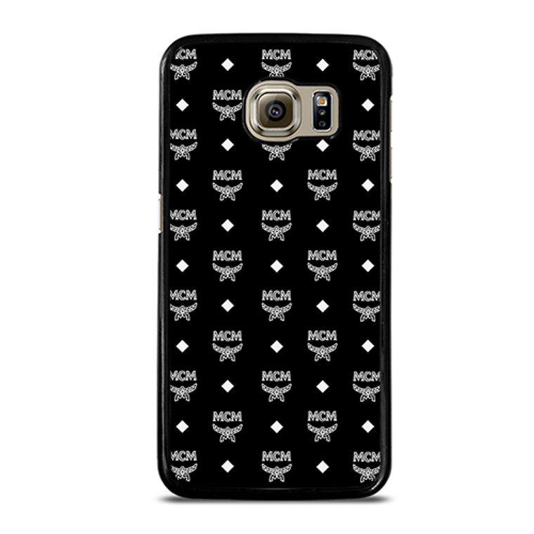 MCM Worldwide Black Wallpaper Samsung Galaxy S6 Case Cover
