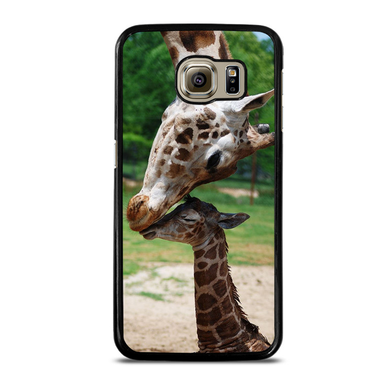 MOM & BABY GIRAFFE Samsung Galaxy S6 Case Cover