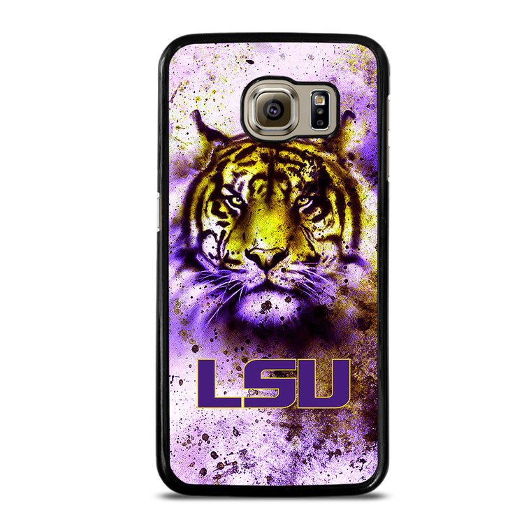 Tigers LSU Logo Wallpaper Samsung Galaxy S6 Case Cover