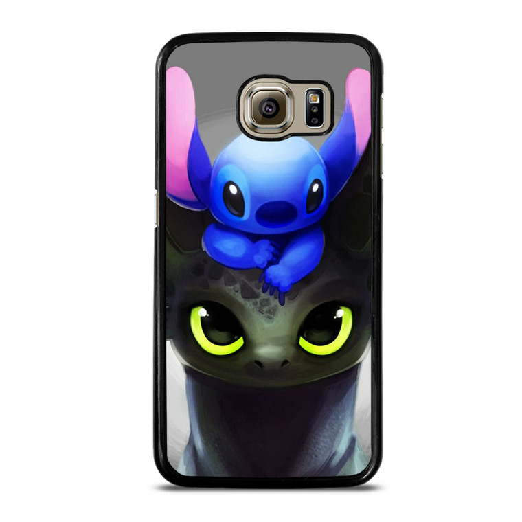 Toothless And Stitch Paint Samsung Galaxy S6 Case Cover
