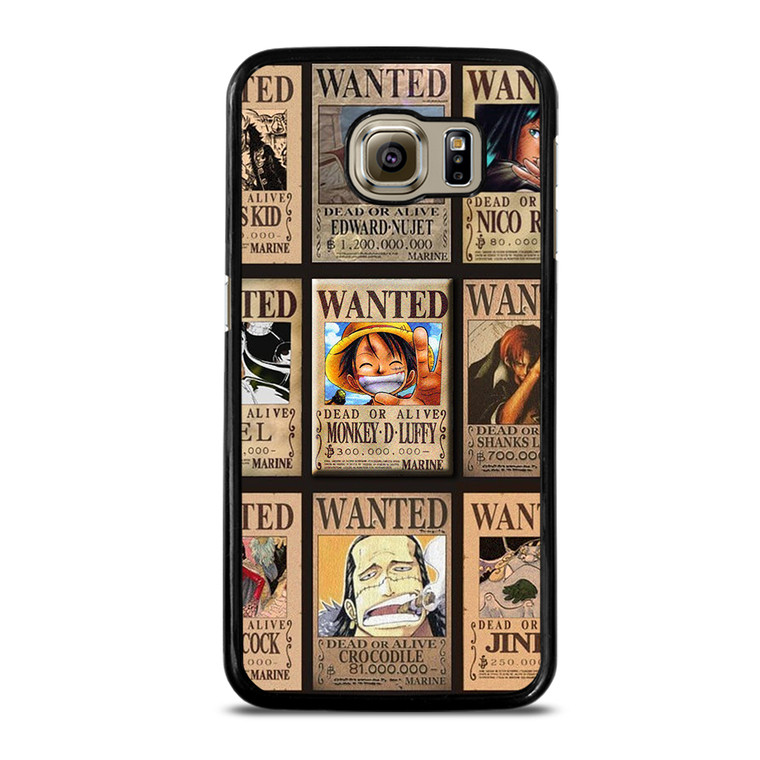 Wanted One Piece Luffy Samsung Galaxy S6 Case Cover