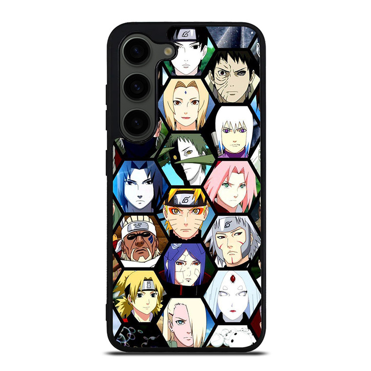 Naruto All Characters Face Samsung Galaxy S23 Plus Case Cover