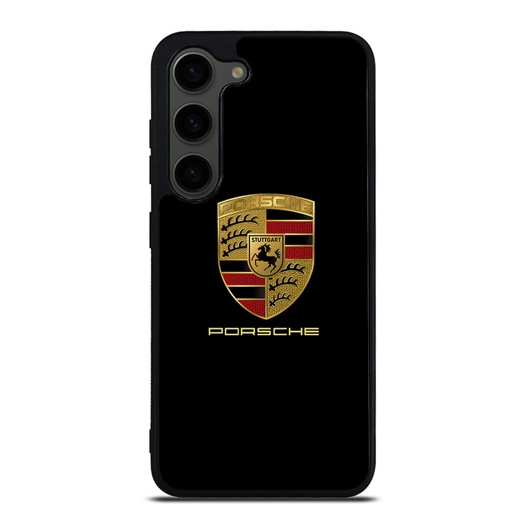 Porsche In Black Logo Samsung Galaxy S23 Plus Case Cover