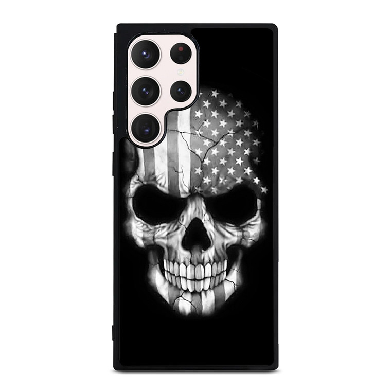 AMERICAN FLAG PUNISHER SKUL Samsung Galaxy S23 Ultra Case Cover