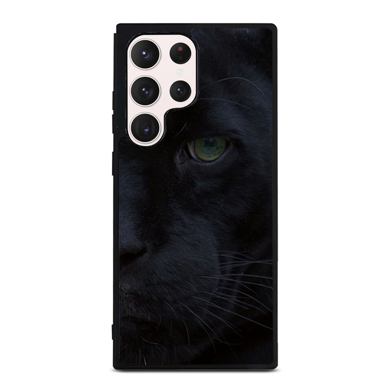 HALF FACE BLACK PANTHER Samsung Galaxy S23 Ultra Case Cover