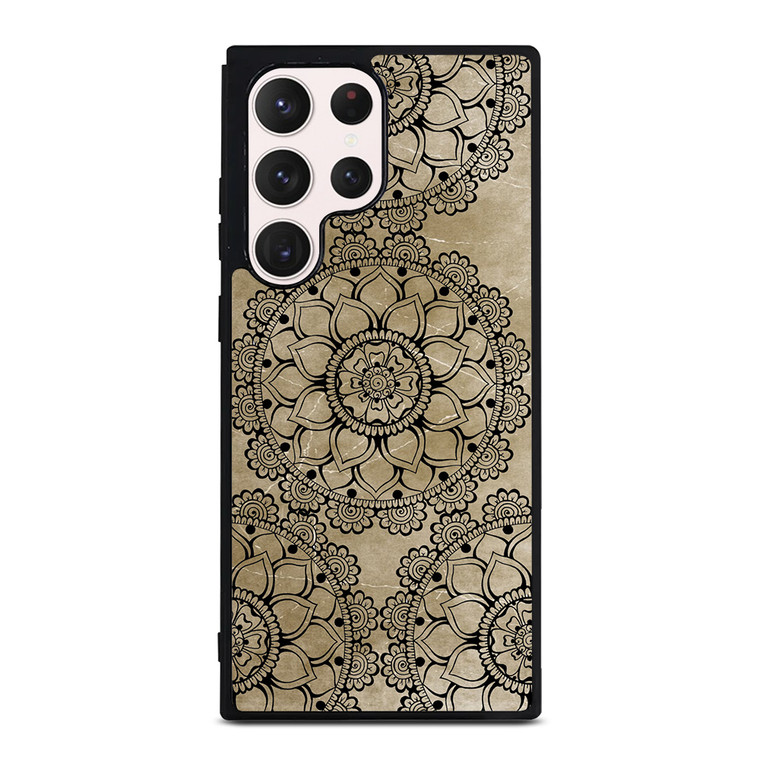 HENNA MANDALA DESIGN Samsung Galaxy S23 Ultra Case Cover