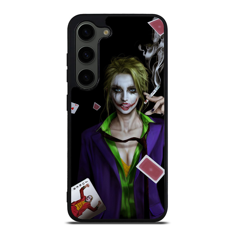 Joker Girl Smoking Samsung Galaxy S23 Plus Case Cover