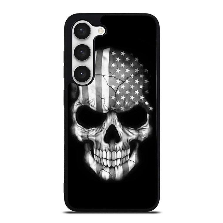 AMERICAN FLAG PUNISHER SKUL Samsung Galaxy S23 Case Cover