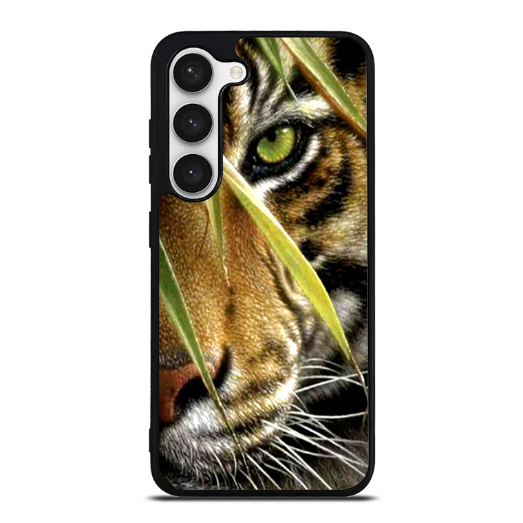 BENGAL TIGER IN A HALF FACE Samsung Galaxy S23 Case Cover