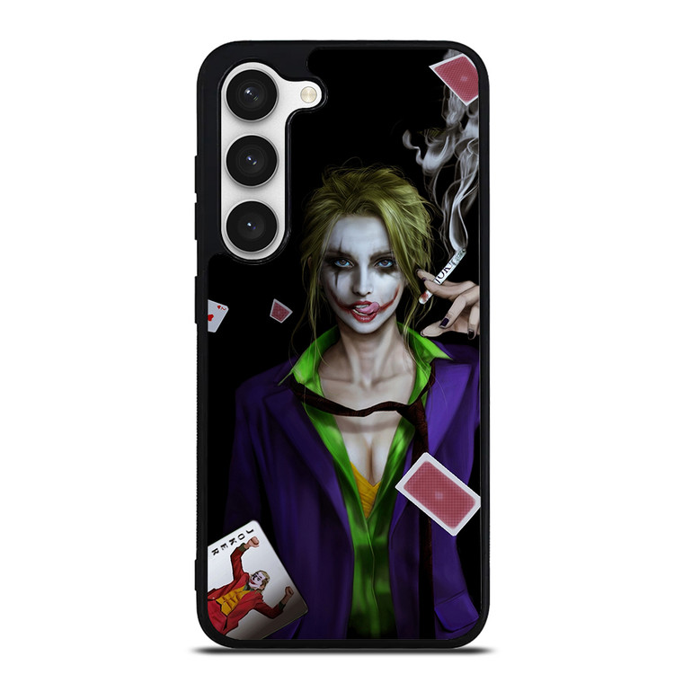 Joker Girl Smoking Samsung Galaxy S23 Case Cover