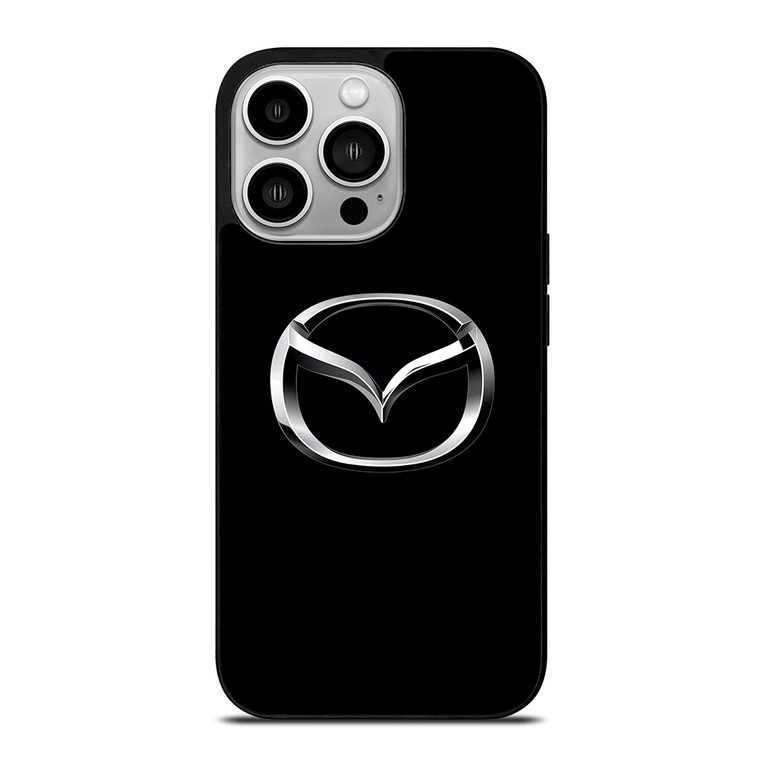 Black Mazda Logo iPhone 14 Pro Case Cover