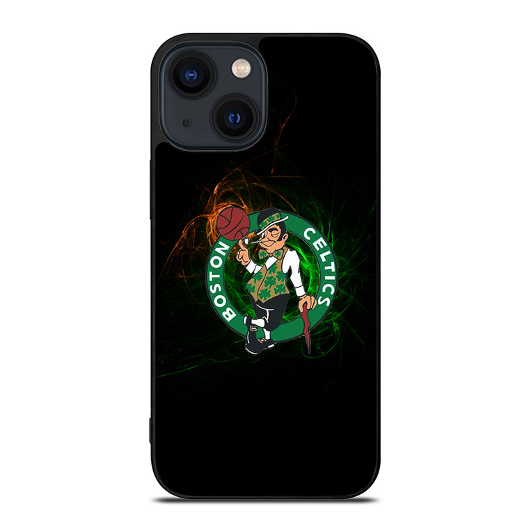 BOSTON CELTICS LOGO ART iPhone 14 Plus Case Cover