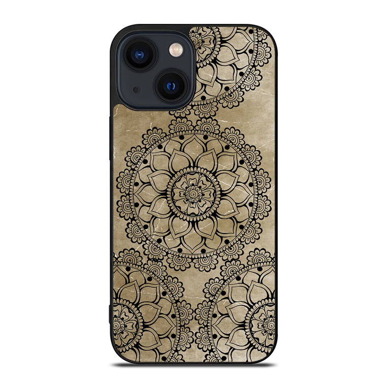 HENNA MANDALA DESIGN iPhone 14 Plus Case Cover