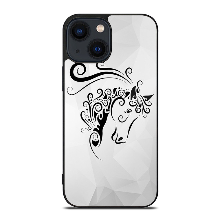 HORSE TRIBAL iPhone 14 Plus Case Cover