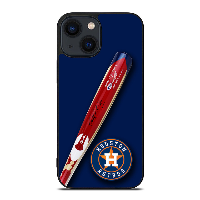 Houston Astros Correa's Stick Signed iPhone 14 Plus Case Cover