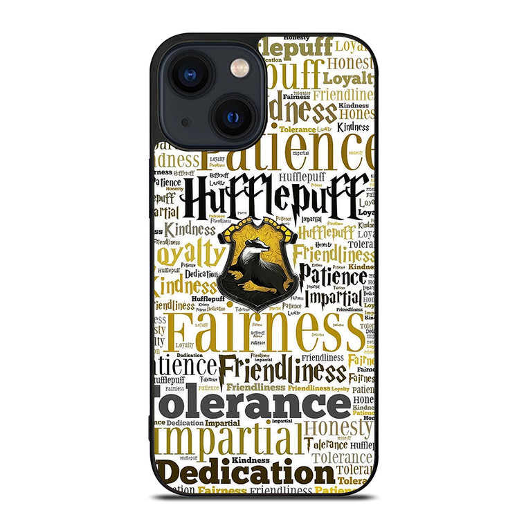 Hufflepuff Harry Potter Wallpaper iPhone 14 Plus Case Cover