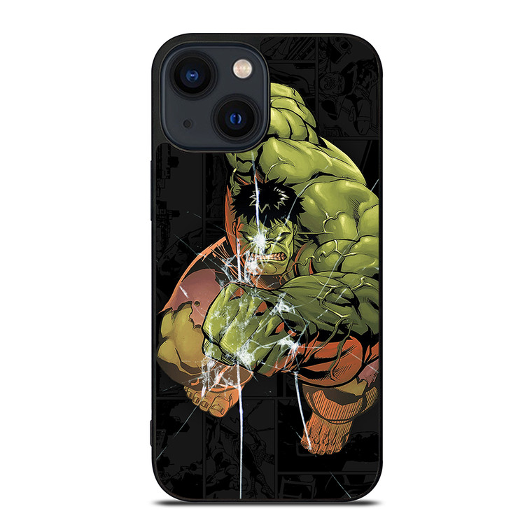 Hulk Comic In Action iPhone 14 Plus Case Cover
