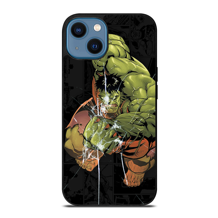 Hulk Comic In Action iPhone 14 Case Cover
