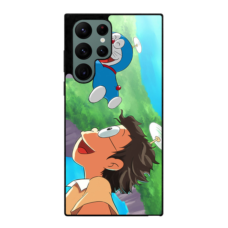 DORAEMON AND NOBITA FLY Samsung Galaxy S22 Ultra 5G Case Cover